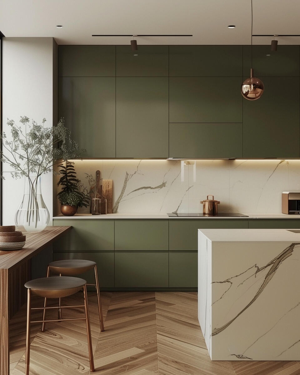 Foyer with Bench & Glass Front Door