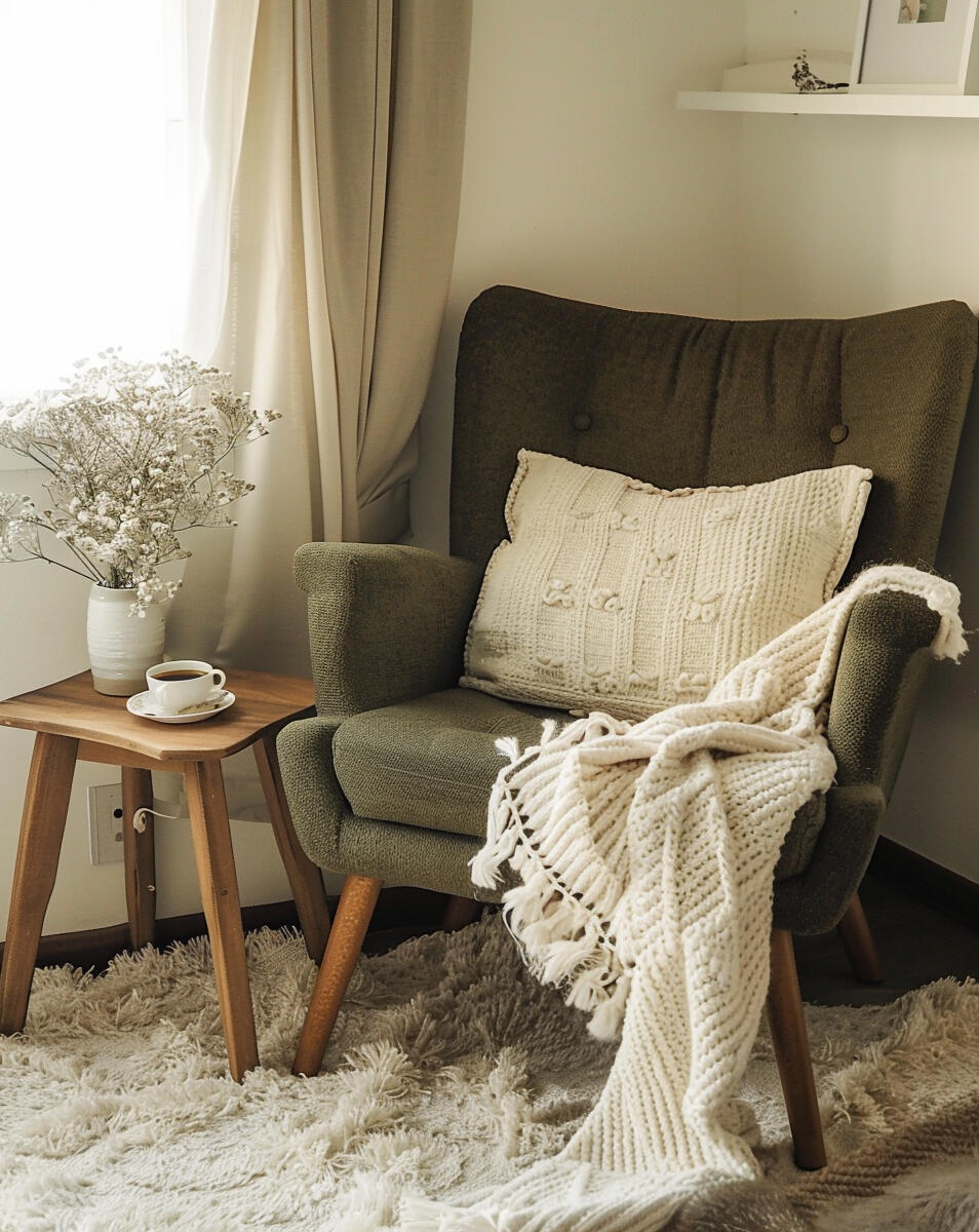 Cozy Chair & Cup of Tea
